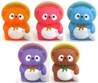 Conjunto de 5 tipos "Tsurezure Tanuki"
