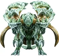 Gimeron (metallic color ver.) + mouth closing head part "Disguise Kaiju ガボジャ & Gimeron Blind Box Edition"