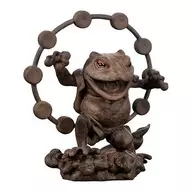青蛙的雷神像(木像颜色)"Art in Gashapon青蛙的风神雷神像"