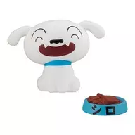 シロ＆エサ皿 「クレヨンしんちゃん 野原家だんらんマスコット ～みんなで焼肉だゾ～」