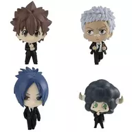 4-type set "Tutoring Hitman REBORN! Capsule Figure Collection 02"