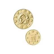 Old Two Yen Gold Coin Old One Yen Gold Coin' Kosen Collection'