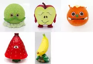 Juego de 5 tipos "Figura de mascota de monstruo de fruta"