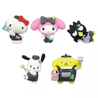 5-Type Set "Sanrio Character Cutters Paint Figure Cool Pop Ver."