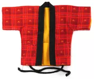 日式图案(红色)"迷你短上衣"