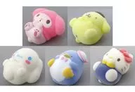 Conjunto de 5 tipos "Yawaramochi Sanrio Character Twist's Flocky Ver"