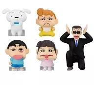 5-Type Set "CRAYON Shinchan Kyara Kippu 2"