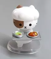 Curry Rice x Salad "School Lunch Cat Stand Figure"