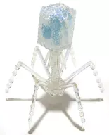 Enterobacteria phage T4 (Clear) "Science Technicolor Enterobacteria phage T4 Rainbow Pearl Mascot & Ball Chain"