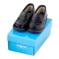 おでこローファー(黒) 「HARUTA ローファーコレクション」