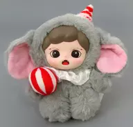 Joy Elephant "TNTSPACE Zoraa ・ Mofu Mofu Goya Mofu series Plush toy"