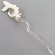 未塗装の白色法杖(丸) 「Penny’s Box × DOLLZONE ANTU(アンティーユ)：萌獣魔法 BJDブラインドドールシリーズ」