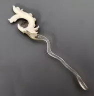 未塗装の白色法杖(ハート) 「Penny’s Box × DOLLZONE ANTU(アンティーユ)：萌獣魔法 BJDブラインドドールシリーズ」