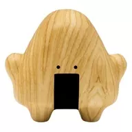 Rice Ball "Fun Carved Wooden Mascot Figure"