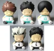 5-Type Set "Chabi-chabi Haikyu!!! Aoba Shironishi / 梟谷 Gakuen Sofvi Figure"