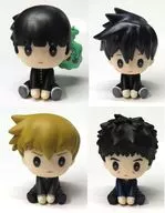 4-Type Set "Mob Psycho 100 III Flat Screw Mascot Capsule Toy Version"