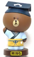 MING(ブラウン) 「Line Friends ＆ 故宮博物院 トレーディングフィギュア」