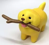 Golden Retriever com um belo bastão "O Cão com um Belo Bastão"