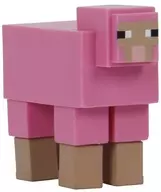ヒツジ(ピンク) 「マインクラフト シンプル プラスチック フィギュア」