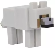 オオカミ(フロックタイプ加工Ver.) 「マインクラフト シンプル プラスチック フィギュア」