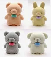 全4種セット 「ふわふわたっとん フロッキーマスコット カプセルトイ版」