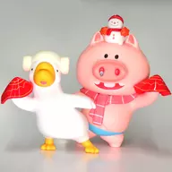 3. 「XFREE Fruit Goose vs Dudu Pig Rampage Check-In Squadシリーズ トレーディングフィギュア」