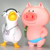 4. 「XFREE Fruit Goose vs Dudu Pig Rampage Check-In Squadシリーズ トレーディングフィギュア」