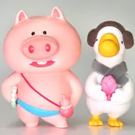 6. 「XFREE Fruit Goose vs Dudu Pig Rampage Check-In Squadシリーズ トレーディングフィギュア」