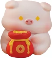 1. 「WU HUA BU SHUO Lucky Sweet Pig(ラッキースイートピッグ) - 幸運を祈りますシリーズ トレーディングフィギュア」