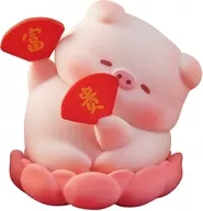 3. 「WU HUA BU SHUO Lucky Sweet Pig(ラッキースイートピッグ) - 幸運を祈りますシリーズ トレーディングフィギュア」