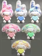 全6種セット 「マイメロディ 透明キラキラマスコット」