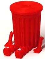 あか 「カラフルゴミバケツたち。」