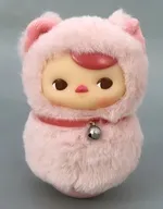 Pink Cat 「POPMART PUCKY Roly-Poly Kitty シリーズ ぬいぐるみ」
