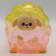 すわりB 「ヒツジのソフビ 透メェ～!!」