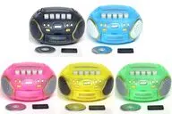 全5種セット 「本当に録音再生!レトロminiCDプレイヤーマスコット スケルトンカラー」