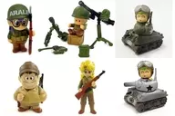 Dr. Slump Arale-chan Military Costume Figure Set 6 Types