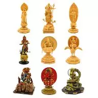 Conjunto de 9 tipos "Colección Mundial de Estatuas Budistas Contemporáneas de Mukoyoshi Yuyoshi"