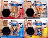 4-Type Set "Ichiban KUJI ONE PIECE ~ Atsuki Kizuna Hen ~" E Prize Card Stand Figure