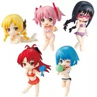 Conjunto de 5 tipos "Toys Works Collection : The Movie Version of Magical Girl Madoka and Magica [New Edition] The Tale of Rebellion and Reverse : Regular Edition"