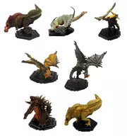 6-Type Set + Bonus Parts Completed "Capcom Figure Builder MONSTER HUNTER Standard Model Plus Anger Ver. Reform"
