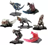 Conjunto completo de 6 tipos + peças de bônus "Capcom Figure Builder Monster Hunter Standard Model Plus Vol. 15"
