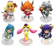 Conjunto de 6 tipos "Monster Strike Puchitto Figure Collection Vol. 4"