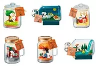 全6種セット 「SNOOPY ＆ FRIENDS Terrarium Happiness with Snoopy」