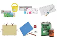 6 types set "The Art tools miniature collection box edition"