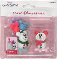 Snow Mickey & Snow minnie Petit Figure "Disney Christmas 2017" Tokyo Disney Resort limited