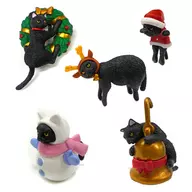 Juego de 5 tipos "Christmas Fuchi Neko" Regalos de campaña navideña de Fuchi Neko