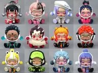 Set normal de 12 tipos "POPMART SKULLPANDA City of Night Series"