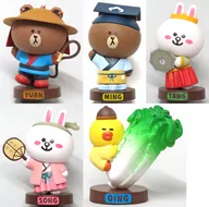 全5種セット 「Line Friends ＆ 故宮博物院 トレーディングフィギュア」