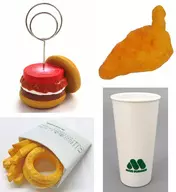 全4種セット サポートフィギュア 「一番くじ モスバーガー 2」 D賞