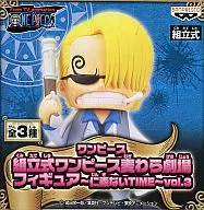 Don Sanji no (Sanji)' ONE PIECE' Assembly Type ONE PIECE Straw-Theater Figure ~ Jingi nai TIME ~ vol. 3